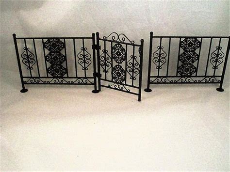 dollhouse fence|dollhouse gates and fences.